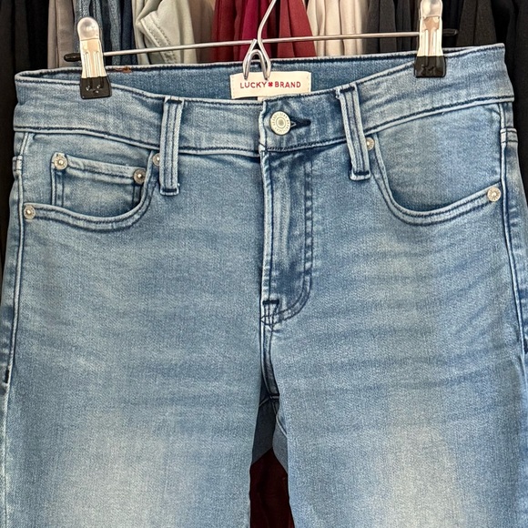 Lucky Brand Denim - Lucky Brand Sweet Straight Jeans Mid Rise Light Wash Denim